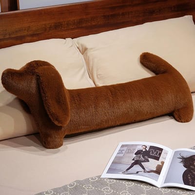 50-110 Cm Lange Dashond Pluche Kussen Zacht Kussen Knuffeldier Pop Slaapkamer Bank Woondecoratie 50cm