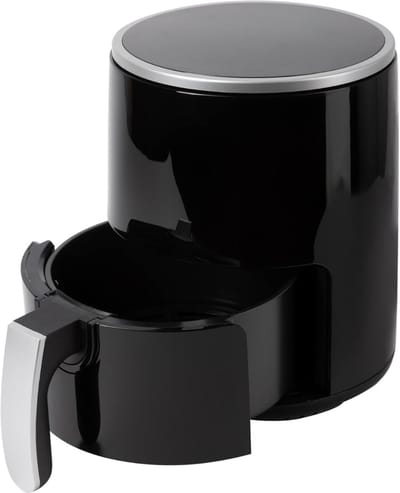 QIN® Mini airfryer - Airfryer - Airfryer klein - Zwart - 28cm x 22cm x 29cm