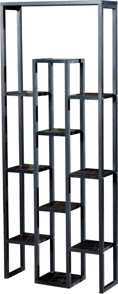 Plantenstandaard Blaavandshuk 150x60x19cm marmer zwart