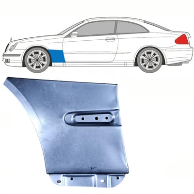 Reparatiepaneel voorspatbord voor Mercedes CLK W209 2002-2010 / Links