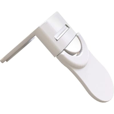 Kinderen Veiligheid Lade Slot Kinderen Anti-Knijpen Hand Kast Lade Sloten Thuis Veiligheid Bescherming Plastic Locker Gesp wit