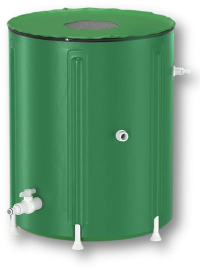 SNJY® Regenton - Regentonnen - Regenton Kraan - 200 Liter - Groen