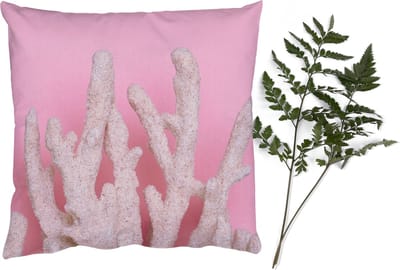 Sierkussens - Kussentjes Woonkamer - 40x40 cm - Koraal - Roze - Zomer