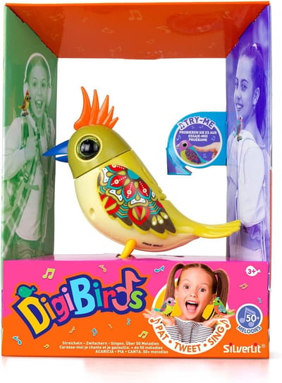 Zingende Vogel - Interactieve Speelgoedvogel - Kinderspel - Reageert op Geluid - 100 Gram - Koninklijk