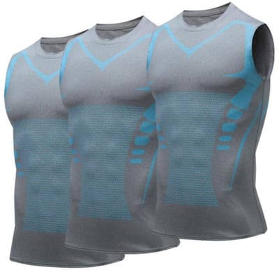 3 stuks sportieve tanktops voor heren — Maat S — Lengte 60 cm — Borstomtrek 80 cm — Schouderbreedte 34,5 cm — Omtrek zoom 80 cm — Tanktop — Ondershirt — Sportvest — Gymvest — Sneldrogend & ademend — Mouwloos — Rekbaar