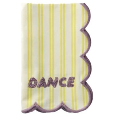 Rice katoenen servet dance