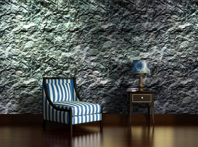 Poster | Grijs , Groen | 104 x 70,5 cm