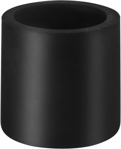 8x Ronde Siliconen Stoelpootdoppen Zwart - Vloerbeschermers Meubels Ø19-20mm