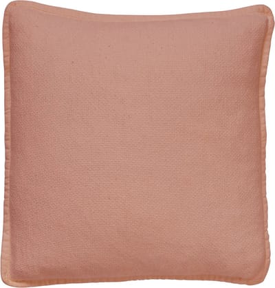 Dutch Decor BOWIE - kussenhoes 45x45 cm - gewassen katoen - Muted Clay - roze - met rits - zonder binnenkussen