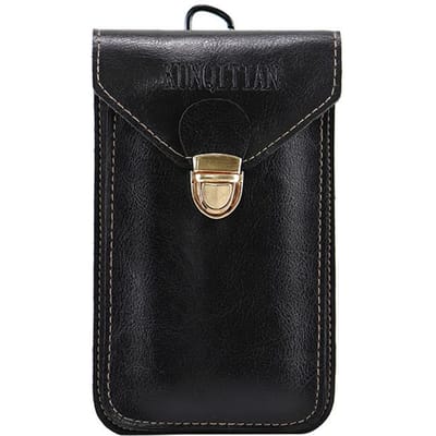 Ultradunne Waterdichte Mobiele Telefoon Tas, Multifunctionele Draagriem, Heuptas, Buiten Bouwplaats Mannenriem M(6.5 Inch)