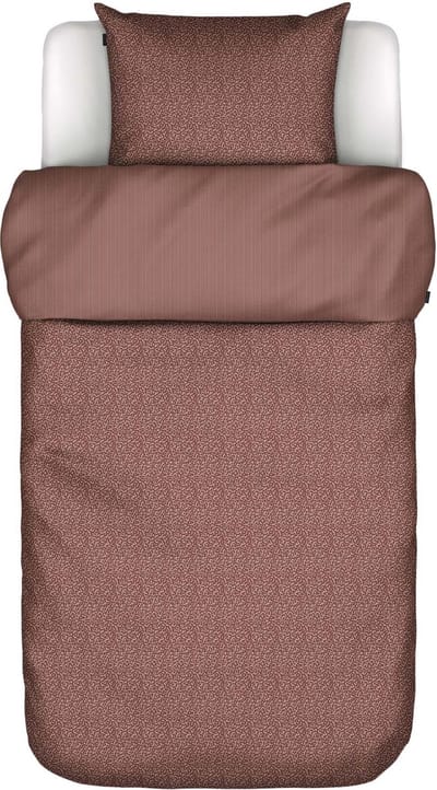 MARC O'POLO Tula Dekbedovertrek Aubergine - Eenpersoons – 140x200/220 cm