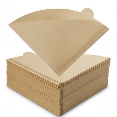 Koffiefilters maat 1 – 200 stuks, V-vormige kegelfilters voor 1-2 kopjes koffie, geschikt voor handfilter en koffiezetapparaten