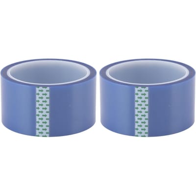 2 Rollen Hittebestendige Tape 50mm 108ft Dubbelzijdig 220 graden Celsius Temperatuurbestendigheid Isolatietape voor