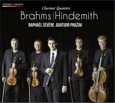 Quartuor Prazák, Raphaël Sévère - Brahms | Hindemith: Clarinet Quintets (CD)