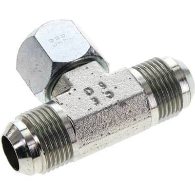 JIC T-stuk Aansluiting UN 1-1/16''-12 Mannelijk X Vrouwelijk Staal 350bar (4917.5psi)