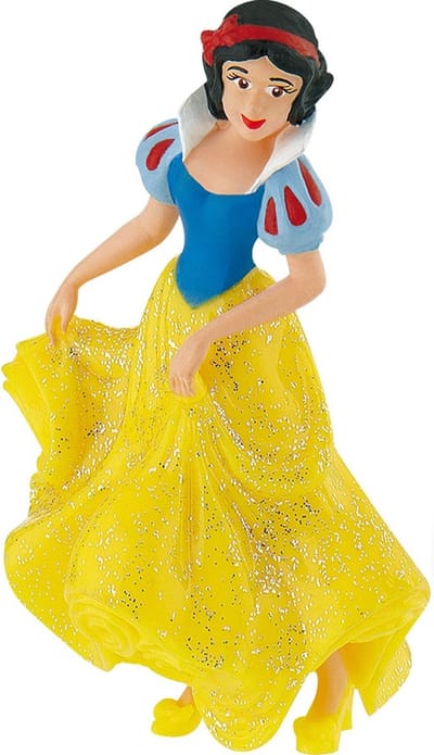 Bullyland Disney Sneewitje - Speelfiguurtje en Taarttopper - 10 cm