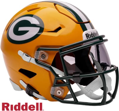 Riddell Speedflex Midi NFL Replica Helmet Mid-Size Green Bay Packers voor Sport Fanzone