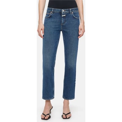 Closed Junna Jeans Dark Blue Maat: W24L32 | Straight Jeans Outlet | Dames | Blauw