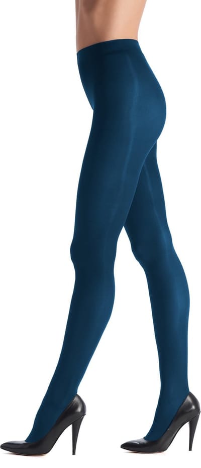 ALL COLORS 50 tight 50 den lycra opaque - kleur Blauw - Maat L/XL