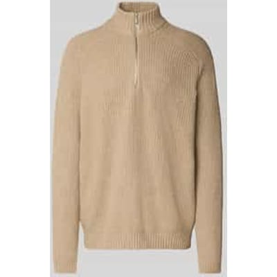 Regular fit gebreide pullover met wol