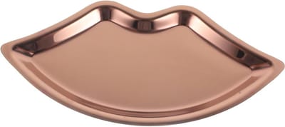 Opbergbakje Sieraden - Sieradenhouder Display - Bureau Decoratie - Modern Design - 24 cm Lengte - Rosé Goud
