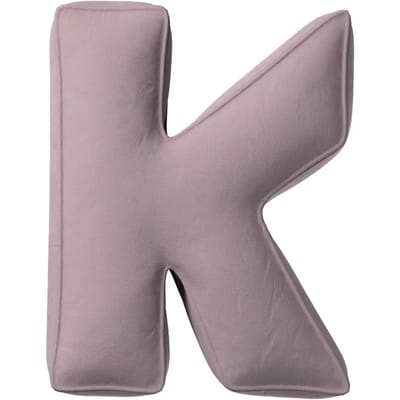 Kussen letter k Yellow Tipi Posh Velvet