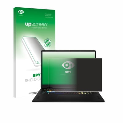 upscreen - privacy screenprotector voor MSI Vector A18 HX 2025 - Folie Beschermfolie Blauwlichtfilter