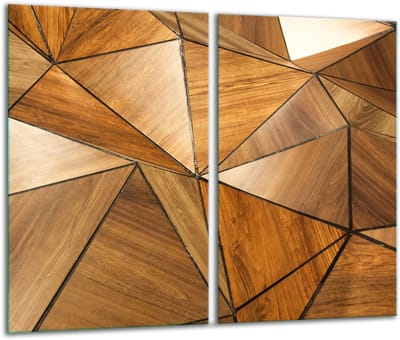 TMK ArtDeko - Snijplank Glas - 30x52 cm - Beschermend en Decoratief