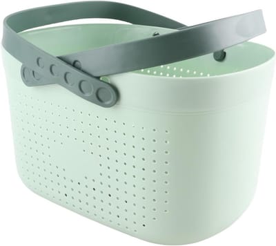 Draagbare Douche Organizer Mand met Grote Capaciteit en Sterke Belastbaarheid voor Badkamergebruik - Ideaal voor Opberging en Drooghouden van Toiletartikelen