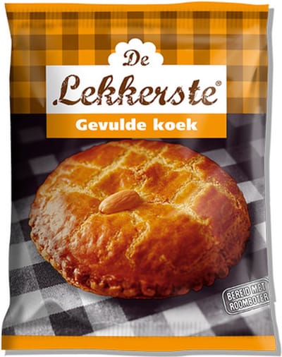 De Lekkerste - Gevulde Koek (met roomboter) - 16x 100g