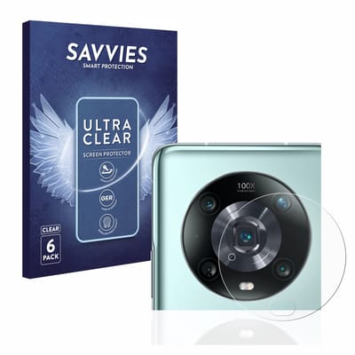Savvies - Screenprotector voor Honor Magic 4 Pro (ALLEEN Camera Lens) - Folie Beschermfolie transparant 6 Stuks