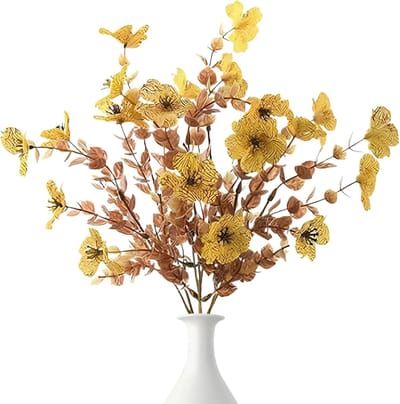 Gedroogde Bloemen - Kunstdecoratie - Evenementen Decoratie - Realistisch Uiterlijk - 31 x 16 cm - Stijl A
