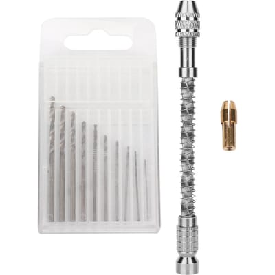 Draagbare Semi-Automatische Pin Vise Hand Draai Boor Bit Sieraden DIY Maken Bewerkingstool