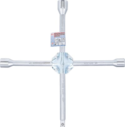 BGS Wiel-kruissleutel voor personenauto’s vierkant 17 x 19 x 21 x 12,5 mm (1/2)