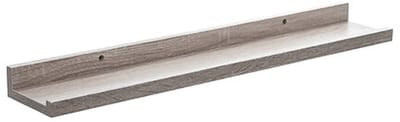 Five foto wandplank Fixy - beige - eiken hout look - 58 x 10 x 4 cm