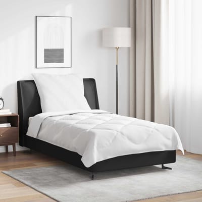 vidaXL - All-Season - Deken - met - kussen - 2 - st - Wit - Microvezel
