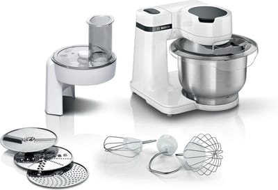 Bosch MUM Serie 2 - MUMS2EW01 - Keukenmachine - 700W - 3,8L - 3 Snijschijven - Wit
