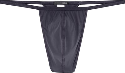 HOM Plume g-string (1-pack) - heren string - antraciet grijs