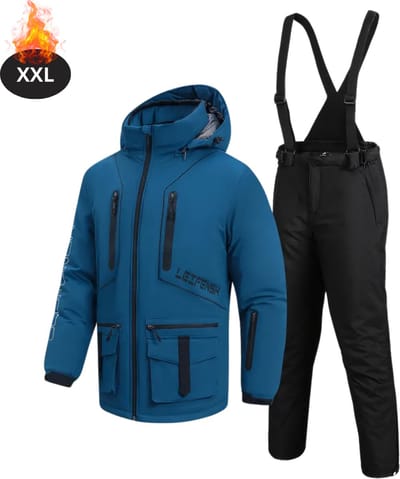 Bovista Skipak - SkiBroek - Skijas - Ski Suit - Wintersport - Heren - 2-Delig - Blauw - Maat XXL
