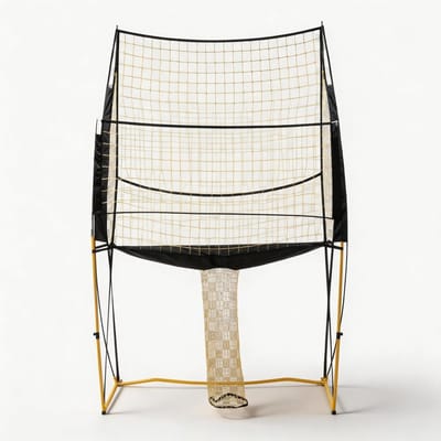Triumpunpre Verstelbaar volleybalnet 2,4 x 3,4 m, verstelbaar volleybalnet voor training, met draagtas, stevig frame voor gebruik binnen en buiten.