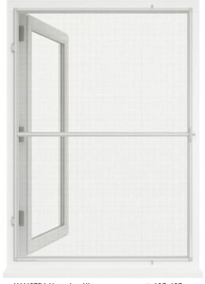 Omschrijving Ultra vaste raamhor 105x125 wit 9010
