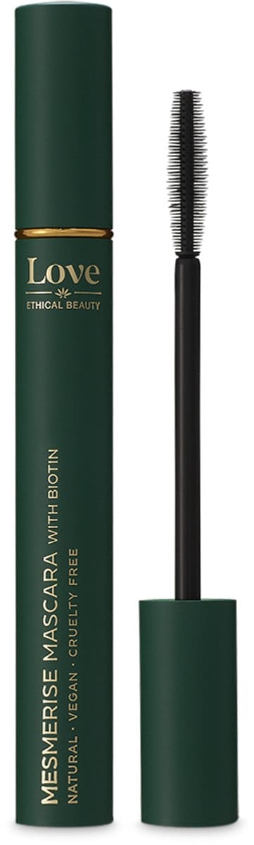 Love Ethical Beauty Mesmerise Organic Mascara Brown 10 g - vegan, dierproefvrij, navulbaar, zonder parabenen, zonder siliconen