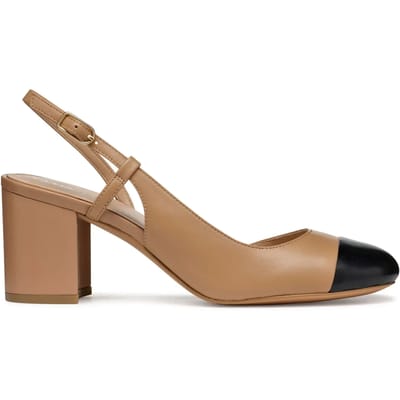 GEOX VIRNILISA 65 DAMES Pumps - BEIGE/ZWART - Maat 37