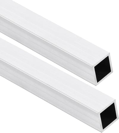 Aluminium Vierkante Buis - Metalen Buis - Frame Constructie - 6061 Legering - 25 mm x 25 mm - Aluminiumkleur