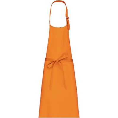 Schort/Tuniek/Werkblouse Unisex One Size Kariban Orange 35% Katoen, 65% Polyester