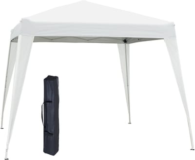 Partytent opvouwbaar - Paviljoen - Easy up - Waterdicht - Weerbestendig - Wit