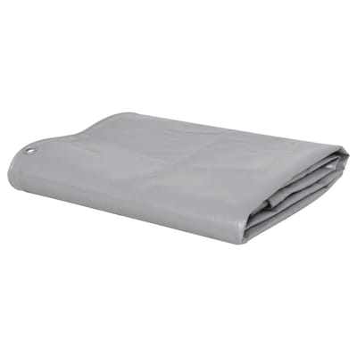 vidaXL - Dekzeil - 650 - g/m² - 4x4 - m - grijs