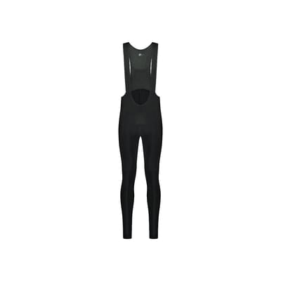 BBB Cycling Thermal Essence Lange Fietsbroek Heren met Zeem en Bretels - Thermo Wielrenbroek - Fiets Broek Winter - Zwart - Maat XXXL - BBW-441