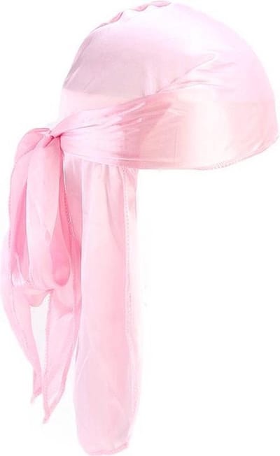Knaak Durag Roze - Satijn - Premium Kwaliteit - Comfortabel - Voor Waves, Dreadlocks & Slapen