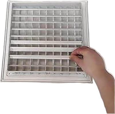 Ventilatierooster Rechthoekig - Luchtrooster Deksel - Ventilatie Aanbrengen - Stofwerend 80% - Diverse Maten - Zwart